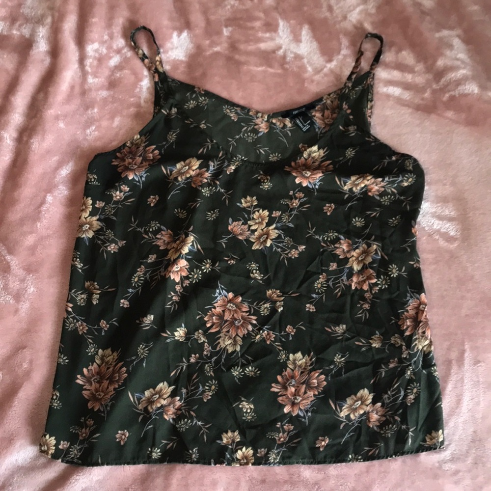 Forever 21 Floral tank top